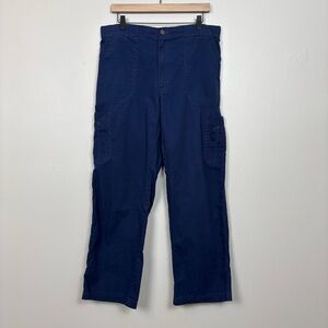 Carhartt Pants Med Blue Scrubs C54108 Classic Fit Ripstop Bootcut 8 Pocket Cargo